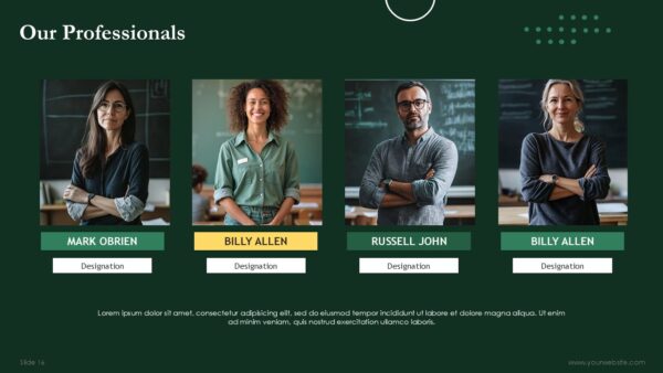 Free High School Education PowerPoint Template