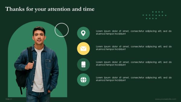 Free High School Education PowerPoint Template