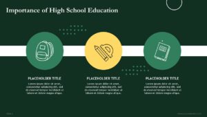 Free High School Education PowerPoint Template