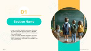 Free Kids Education PowerPoint Template