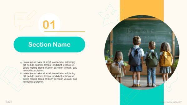 Free Kids Education PowerPoint Template