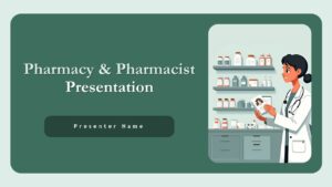 Free Pharmacy and Pharmacist Powerpoint Presentation Template