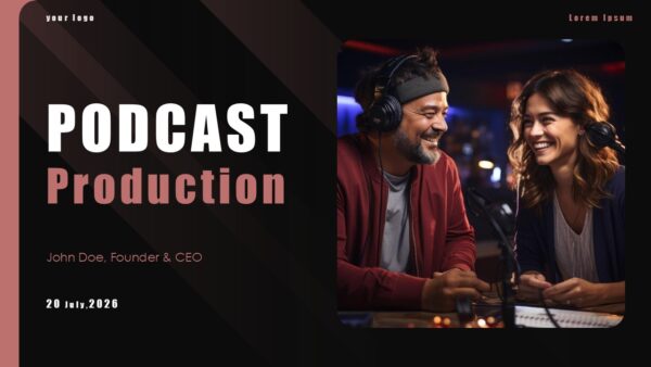 Free Podcast Production Preparation PowerPoint Presentation