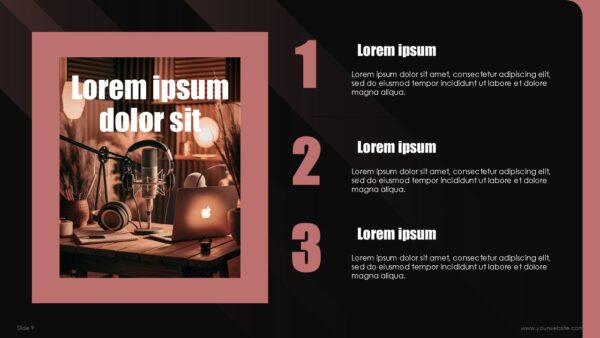 Free Podcast Production Preparation PowerPoint Presentation