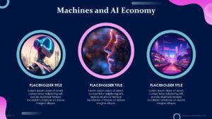 Free Machines of the Future and AI PowerPoint Template