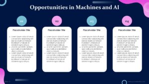Free Machines of the Future and AI PowerPoint Template
