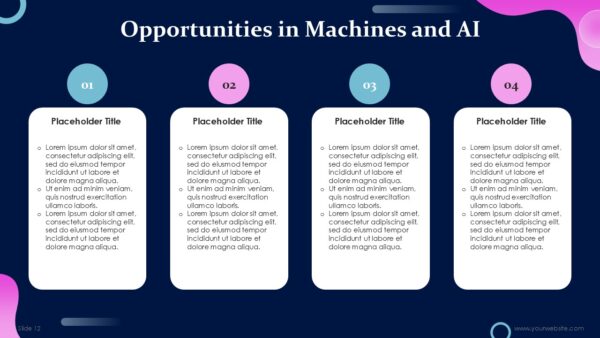 Free Machines of the Future and AI PowerPoint Template