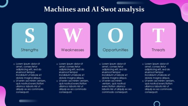 Free Machines of the Future and AI PowerPoint Template