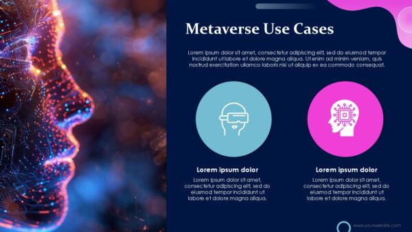 Free Machines of the Future and AI PowerPoint Template