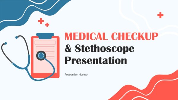 Free Medical Checkup and Stethoscope PowerPoint Presentation and Google Slides Themes