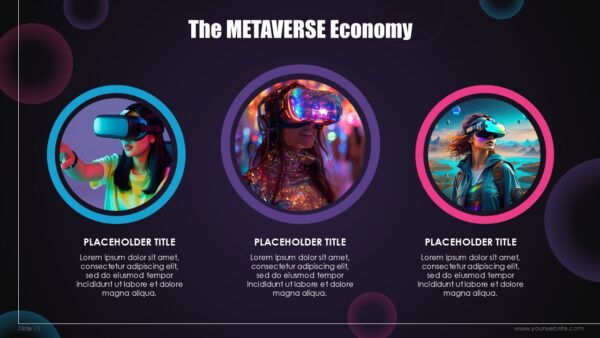 Free Metaverse PowerPoint Presentation and Google slides Themes