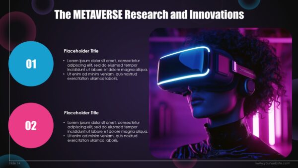Free Metaverse PowerPoint Presentation and Google slides Themes