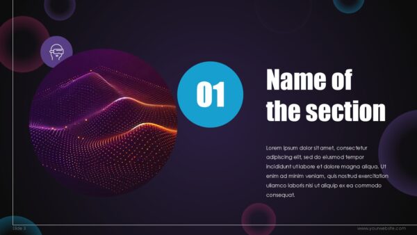 Free Metaverse PowerPoint Presentation and Google slides Themes