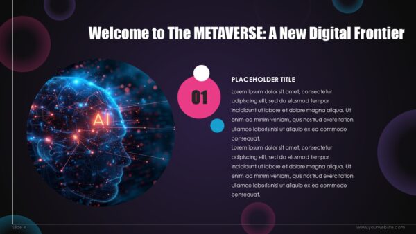 Free Metaverse PowerPoint Presentation and Google slides Themes