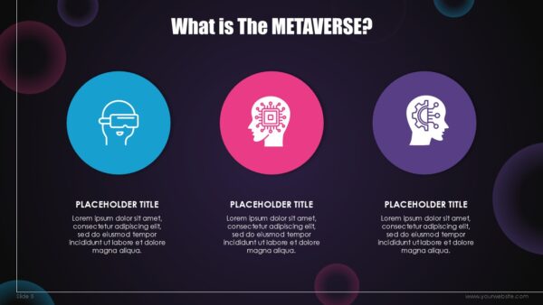 Free Metaverse PowerPoint Presentation and Google slides Themes