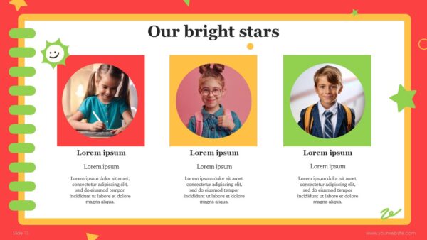 Free Middle school Education PowerPoint Template