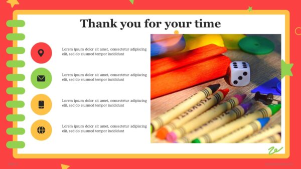 Free Middle school Education PowerPoint Template