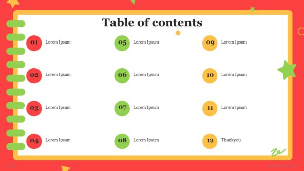 Free Middle school Education PowerPoint Template