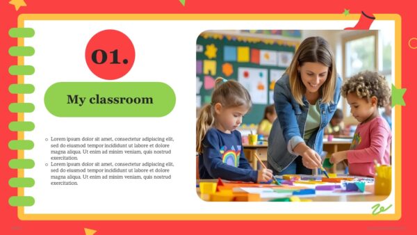 Free Middle school Education PowerPoint Template