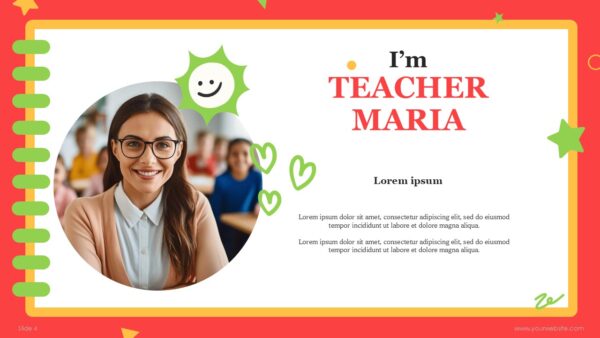 Free Middle school Education PowerPoint Template
