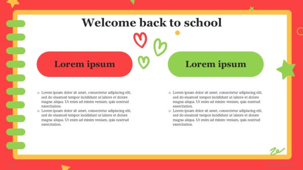 Free Middle school Education PowerPoint Template