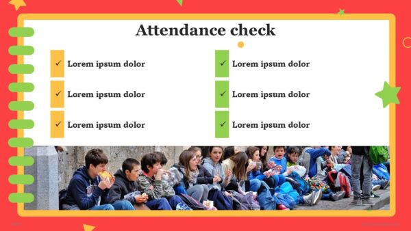 Free Middle school Education PowerPoint Template