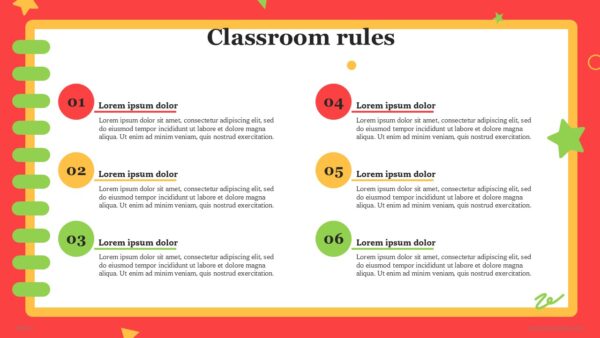 Free Middle school Education PowerPoint Template