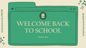 Free Welcome Back To School PowerPoint Template and Google Slides