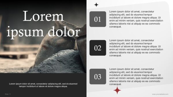 Cement Factory Business Plan Free PowerPoint Template