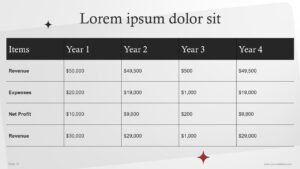 Cement Factory Business Plan Free PowerPoint Template