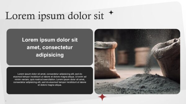 Cement Factory Business Plan Free PowerPoint Template