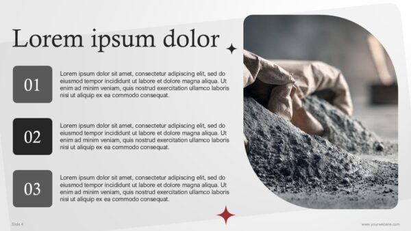 Cement Factory Business Plan Free PowerPoint Template