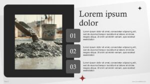 Cement Factory Business Plan Free PowerPoint Template