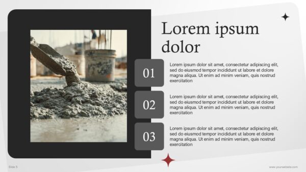 Cement Factory Business Plan Free PowerPoint Template