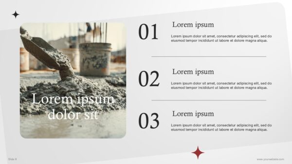 Cement Factory Business Plan Free PowerPoint Template