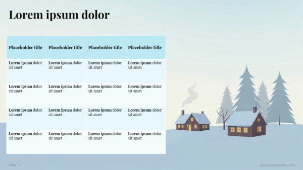 Hello Winter Free Google Slides Themes and PPT PowerPoint Template